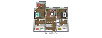 Warhol Floor Plan at The Icon, Richmond, VA 23230