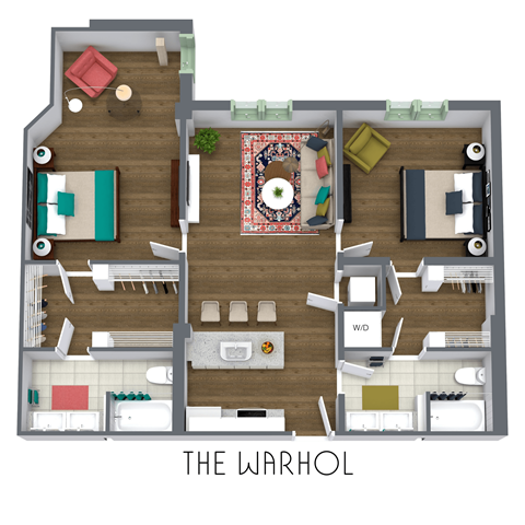 Warhol Floor Plan at The Icon, Richmond, VA 23230