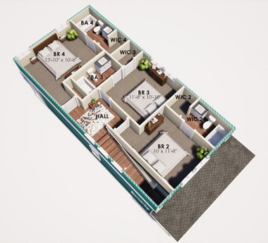 540 S Kickapoo 4 Beds Apartment for Rent