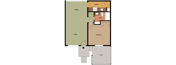 floor plan of the loft