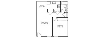 floor plan photo of theidyne apartments