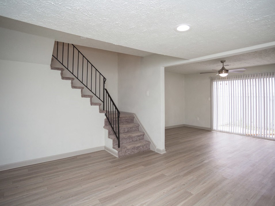 Living Room unfurnished at Gardens at Camp Creek, Atlanta, GA,30349