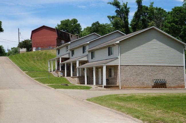 Building exterior at Dutch Hills Terrace Apartments, West Virginia