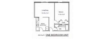 One Bedroom, One Bathroom