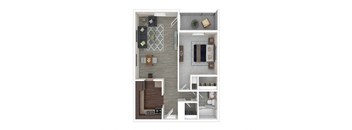 1 Bedroom Master Bathroom