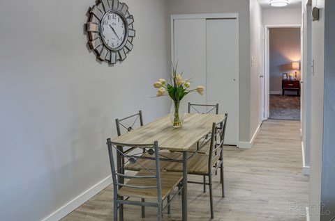 A Renovated dining room space at Allen Gardens in Allentown, PA