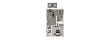 White Top One Bedroom