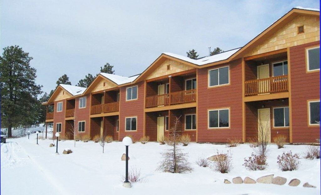 outside of building with snow