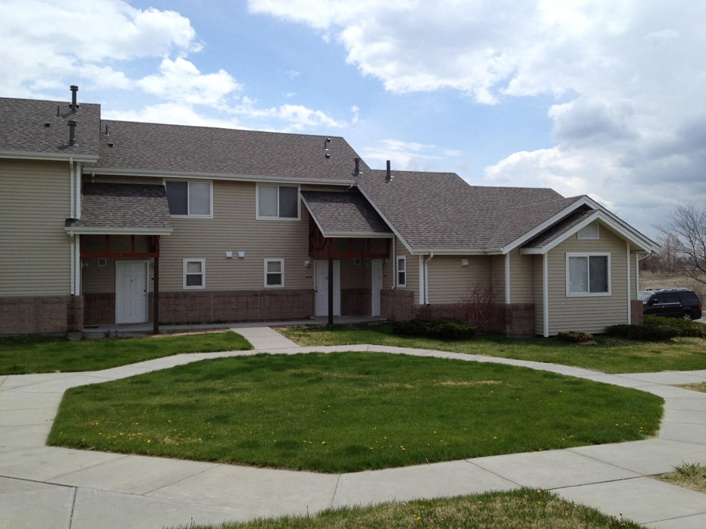 outside of building with grassy area