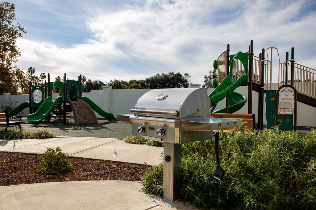 playground with bbq area for family fun