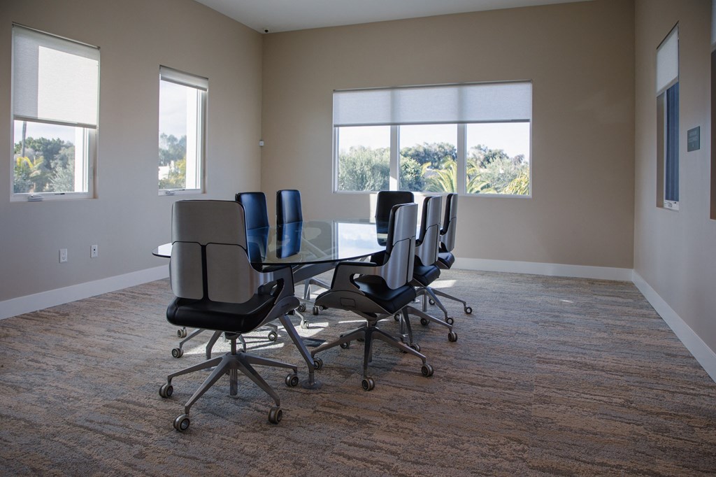 a conference room for remote working space