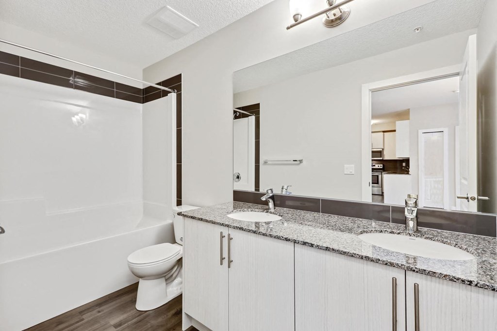 a bathroom with a toilet and a sink and a mirror