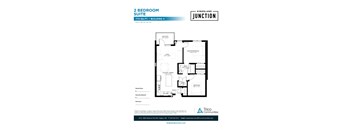 Kingsland Junction Gray: 2-Bedroom / 1-bathroom