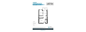 Kingsland Junction Gray: Jr. 1-Bedroom / 1-Bathroom