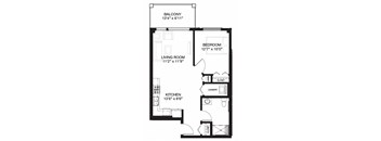 a floor plan of unit d