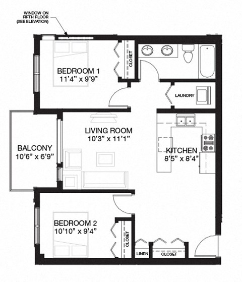 a floor plan of unit g