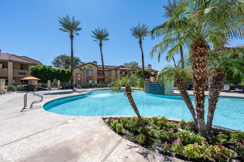 Tresa at Arrowhead Apartments Pool Area and Landscaping