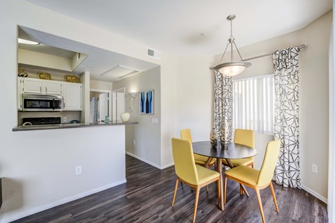 Tresa at Arrowhead Apartments Model Dining Room and Kitchen
