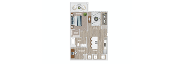 South and Twenty_A2 Floorplan Illustration