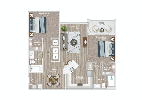 South and 20's B2a floor plan