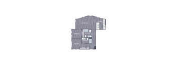 A diagram of a house layout with labeled rooms.