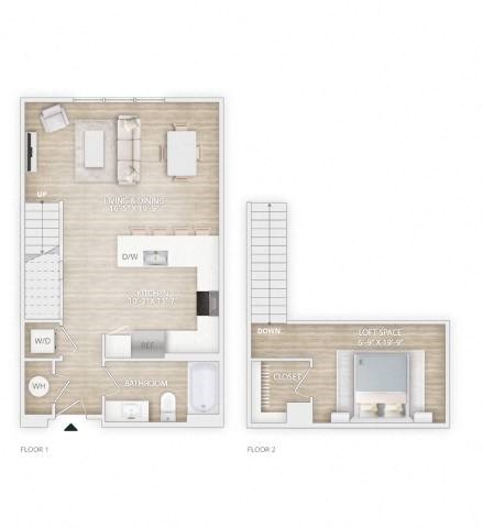 two bedroom floor plans  the residences at sawmill estates