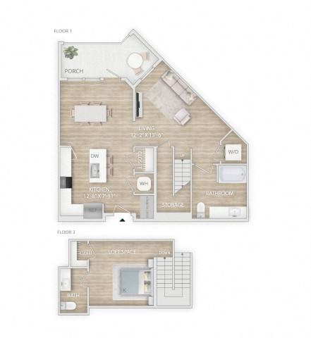 beige 2 bedroom floor plan apartments for rent ga
