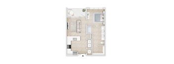 two bedroom floor plan  the residences at sawmill estates