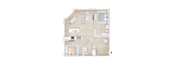 2 bedroom floor plan  apartments in the residences at