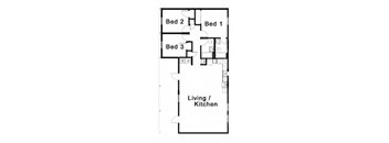 3 Bedrooms, 2 Bathrooms