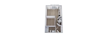 A1 Floor Plan at Placemakr Downtown Austin, Austin, TX
