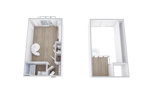 A1M Floor Plan at Placemakr Downtown Austin, Austin, 78701