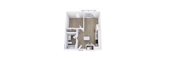 A2 Floor Plan at Placemakr Downtown Austin, Austin Texas