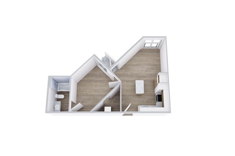 A3 Floor Plan at Placemakr Downtown Austin, Austin