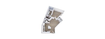 A5 Floor Plan at Placemakr Downtown Austin, Texas, 78701