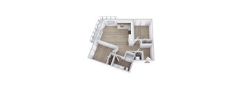 B2 Floor Plan at Placemakr Downtown Austin, Austin, 78701
