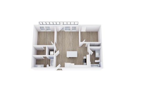 B3 Floor Plan at Placemakr Downtown Austin, Austin Texas