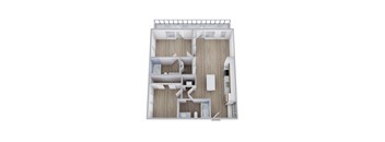 B5 Floor Plan at Placemakr Downtown Austin, Texas