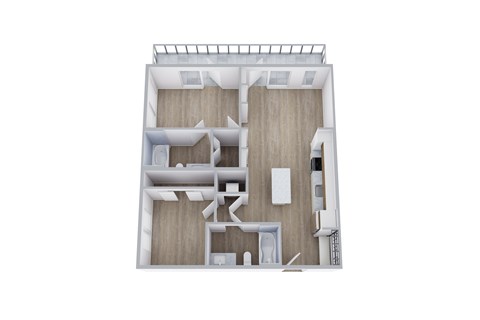 B5 Floor Plan at Placemakr Downtown Austin, Texas