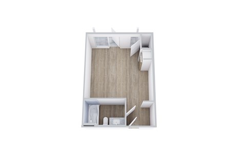 E2 Floor Plan at Placemakr Downtown Austin, Austin, TX 78701