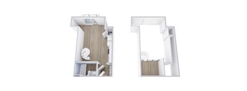 E2M Floor Plan at Placemakr Downtown Austin, Austin, TX
