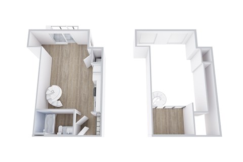 E2M Floor Plan at Placemakr Downtown Austin, Austin, TX