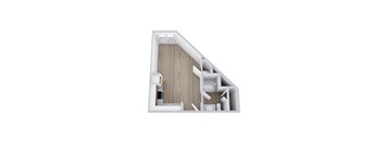E4 Floor Plan at Placemakr Downtown Austin, Austin Texas
