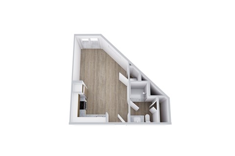 E4 Floor Plan at Placemakr Downtown Austin, Austin Texas