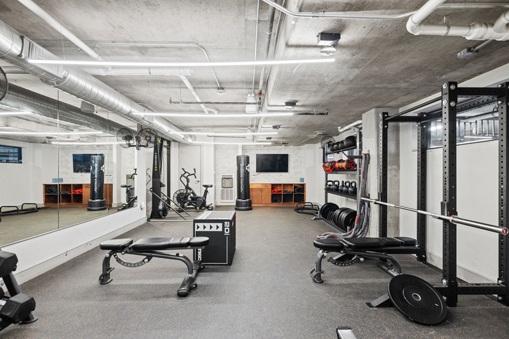 A gym with a varietyat Placemakr Downtown Austin, Austin, TX 78701