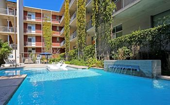 Poolside Sundeck With Relaxing Chairs at 1221 Broadway Lofts, Texas, 78215