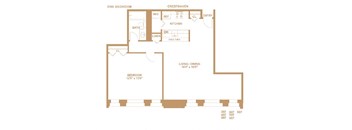 1 bed 1 bath A at The Pennsylvanian Apartments, Pennsylvania