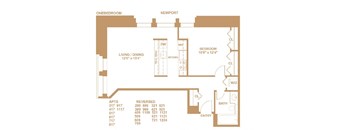1 bed 1 bath D at The Pennsylvanian Apartments, Pittsburgh, PA