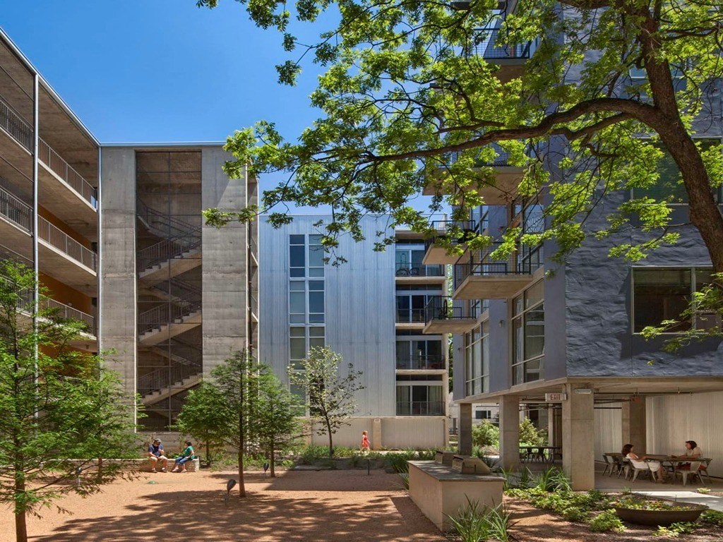 Amazing Outdoor Spaces at 1221 Broadway Lofts, San Antonio