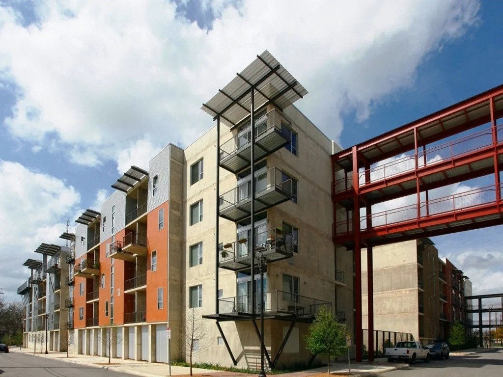 View Of Main Building at 1221 Broadway Lofts, Texas